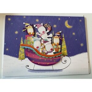 Lot of 17 Paper Magic Group Christmas Greeting Cards With Envelopes Polar‎ Bears